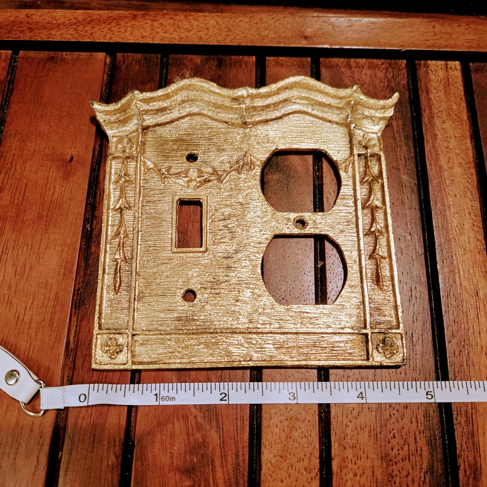 Gold Decorative Switch and Outlet Cover